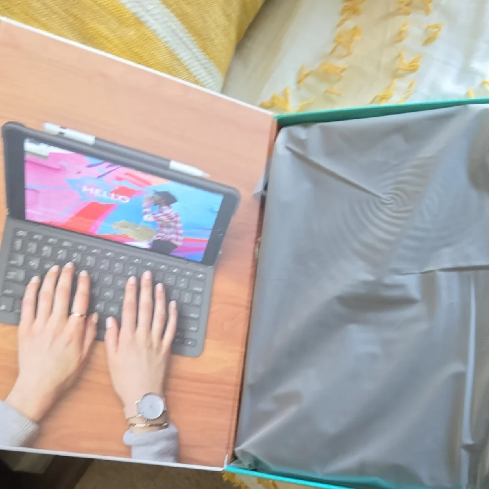 Logitech Gray Tablet Keyboard Case